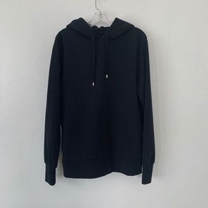H&M silver side zip, black, hoodie, sweatshirt